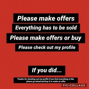 Please make offers and buy